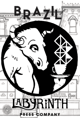 Labyrinth Press Company & Brazil Lounge logo